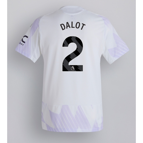Billige Fotballdrakt Manchester United Diogo Dalot #2 Replika Bortedrakt 2025-26 Kortermet Billige Fotballdrakt Manchester United Diogo Dalot #2 Replika Bortedrakt 2025-26 Kortermet